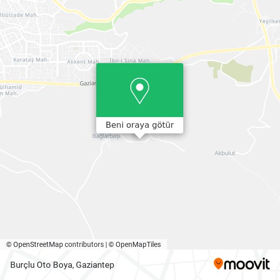 Burçlu Oto Boya harita