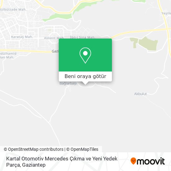 Kartal Otomotiv Mercedes Çıkma ve Yeni Yedek Parça harita