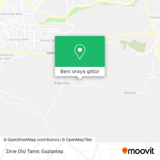 Zirve Oto Tamir harita