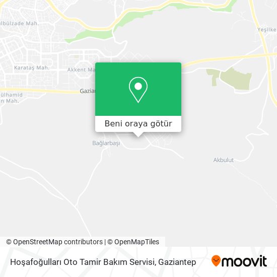Hoşafoğulları Oto Tamir Bakım Servisi harita