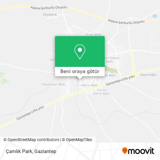 Çamlık Park harita