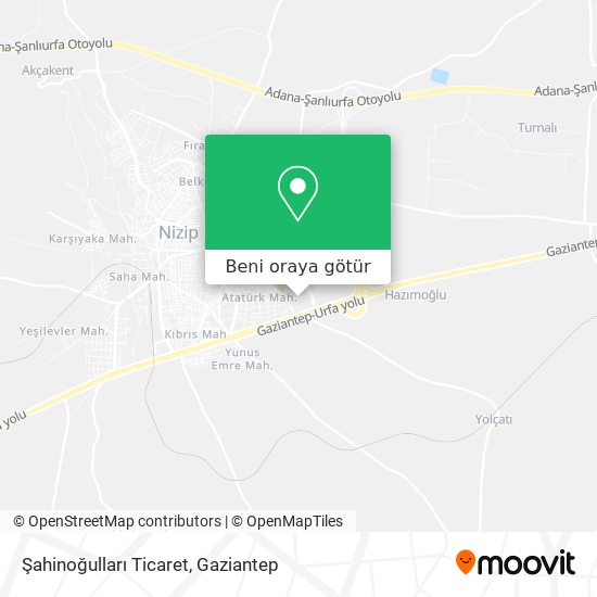 Şahinoğulları Ticaret harita