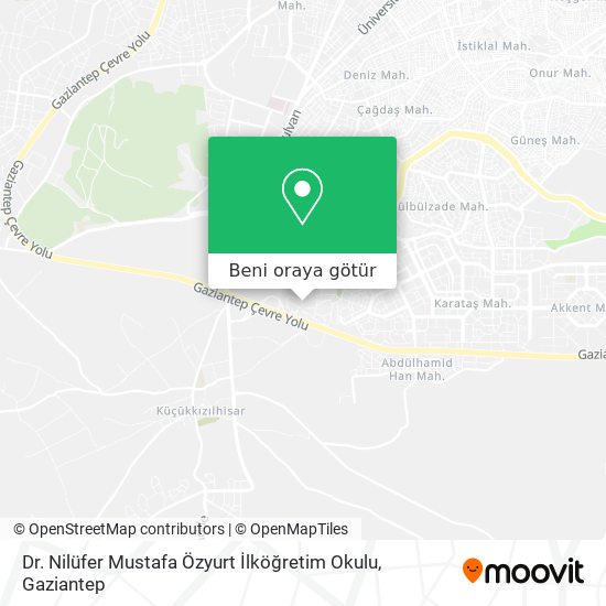 Dr. Nilüfer Mustafa Özyurt İlköğretim Okulu harita