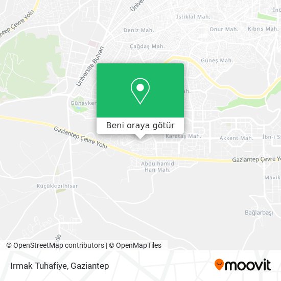 Irmak Tuhafiye harita