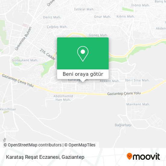 Karataş Reşat Eczanesi harita