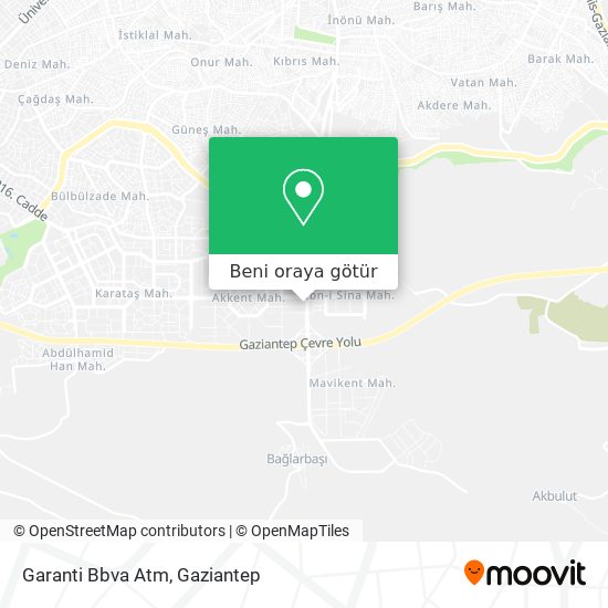 Garanti Bbva Atm harita