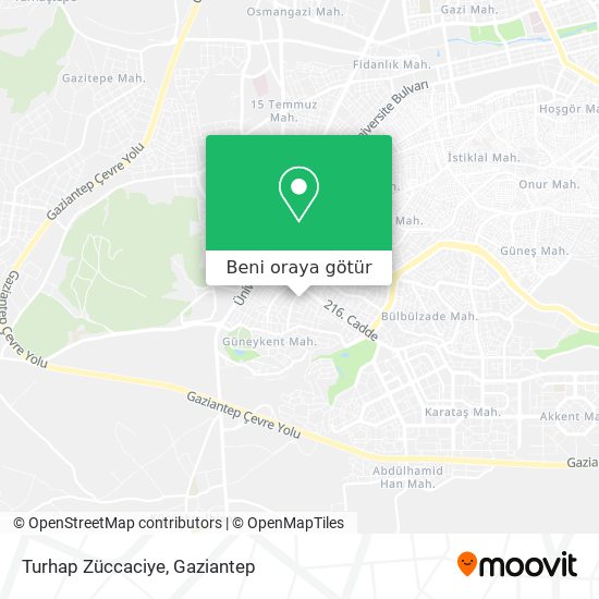 Turhap Züccaciye harita