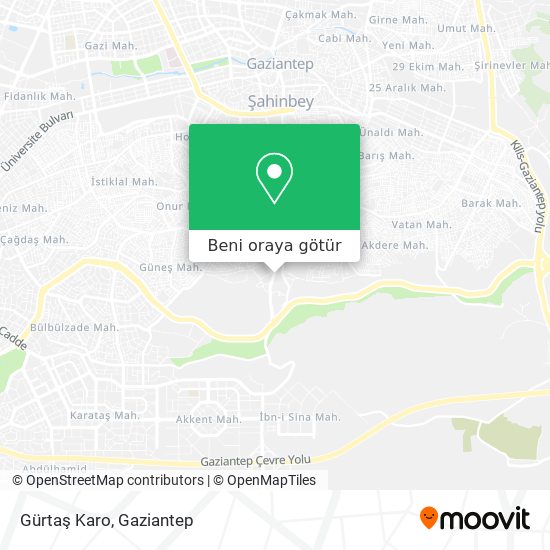 Gürtaş Karo harita
