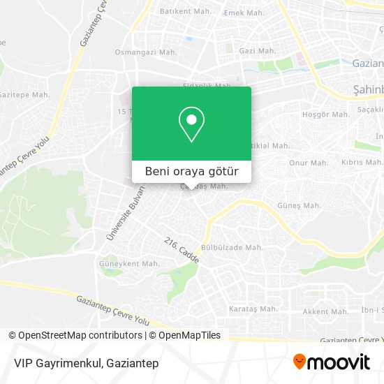 VIP Gayrimenkul harita