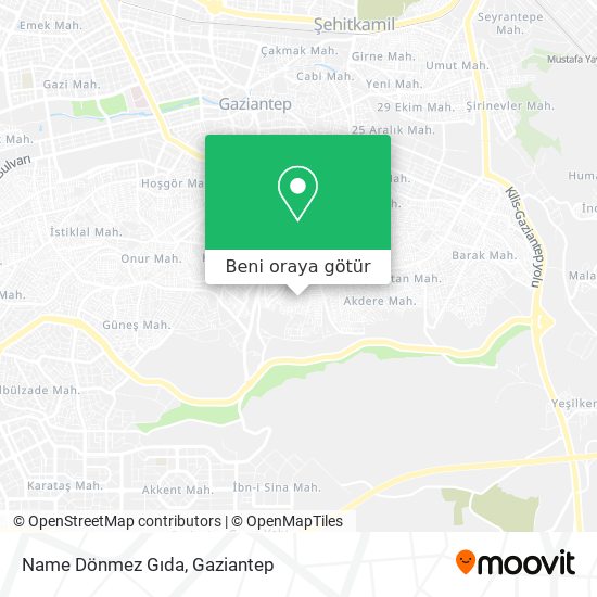 Name Dönmez Gıda harita