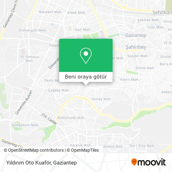 Yıldırım Oto Kuaför harita