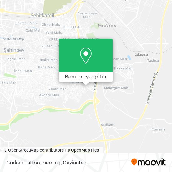 Gurkan Tattoo Pıercıng harita