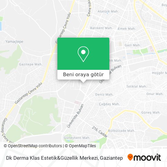 Dk Derma Klas Estetik&Güzellik Merkezi harita