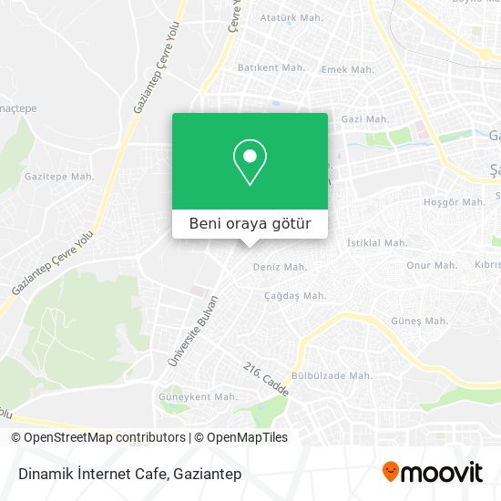 Dinamik İnternet Cafe harita