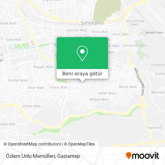 Özlem Unlu Mamülleri harita