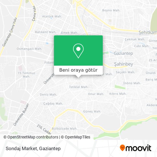 Sondaj Market harita