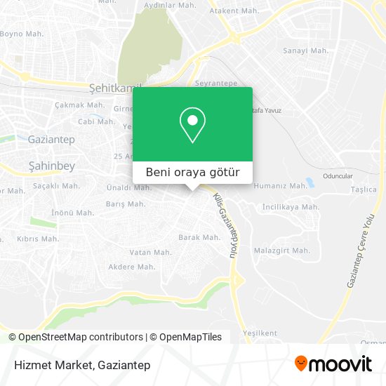 Hizmet Market harita