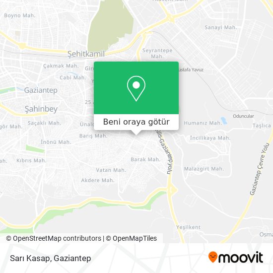 Sarı Kasap harita