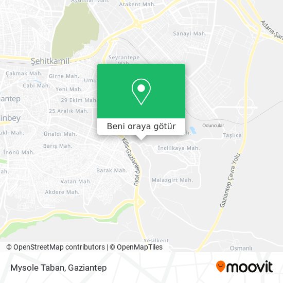 Mysole Taban harita