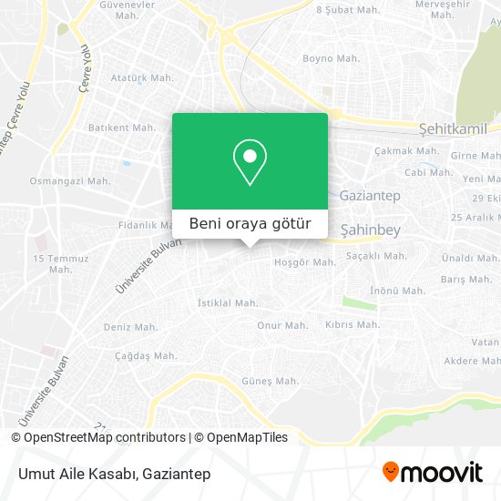 Umut Aile Kasabı harita