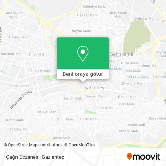 Çağrı Eczanesi harita