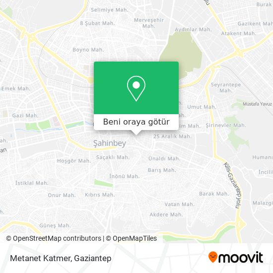 Metanet Katmer harita