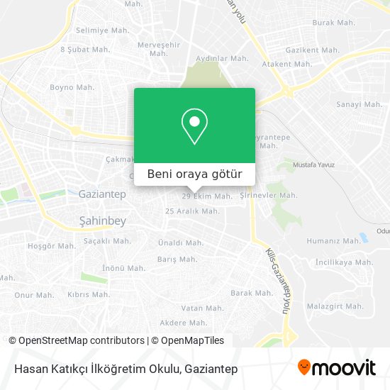 Hasan Katıkçı İlköğretim Okulu harita