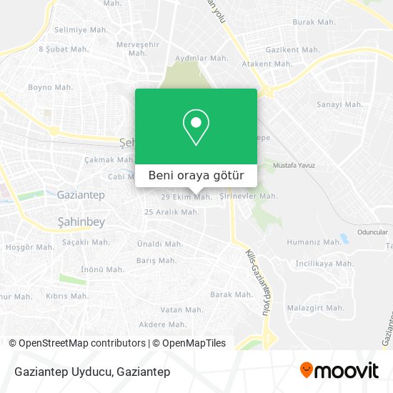 Gaziantep Uyducu harita