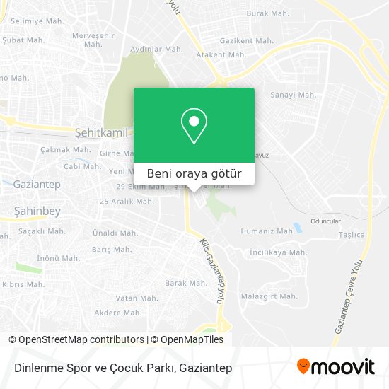 Dinlenme Spor ve Çocuk Parkı harita