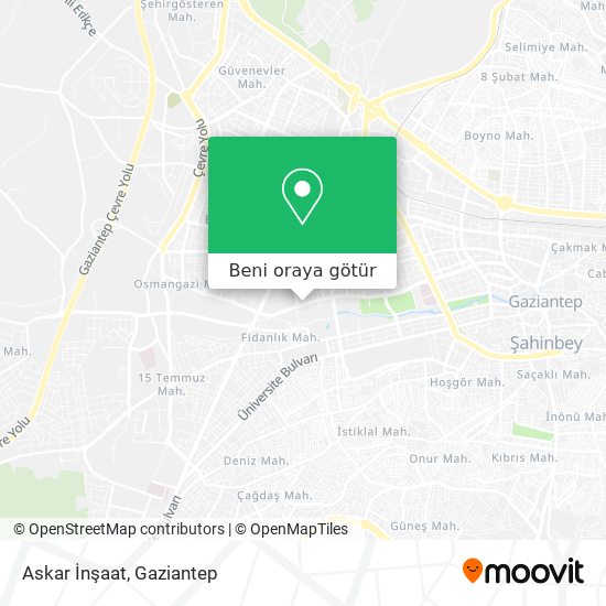 Askar İnşaat harita