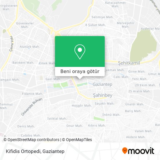 Kifidis Ortopedi harita