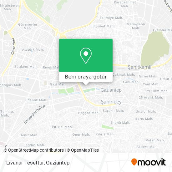 Lıvanur Tesettur harita