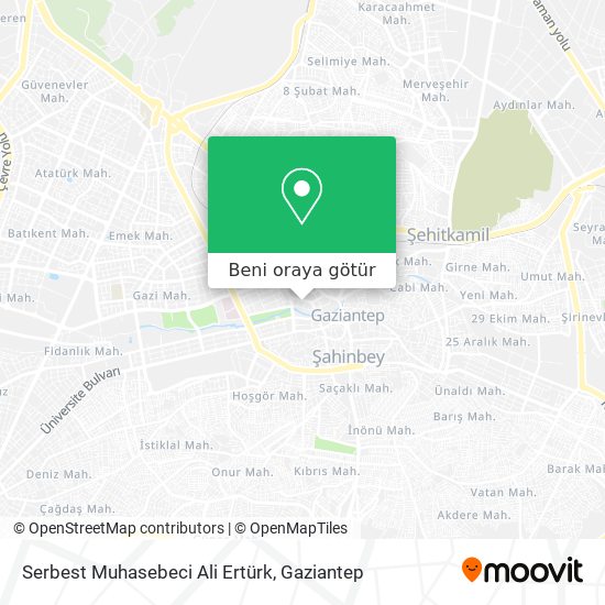 Serbest Muhasebeci Ali Ertürk harita
