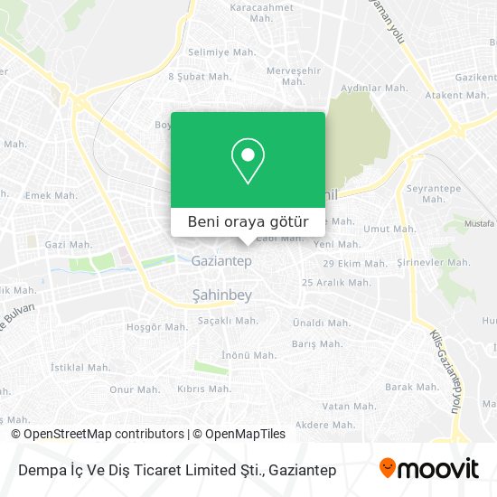 Dempa İç Ve Diş Ticaret Limited Şti. harita