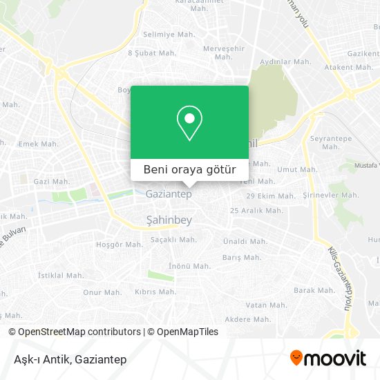 Aşk-ı Antik harita