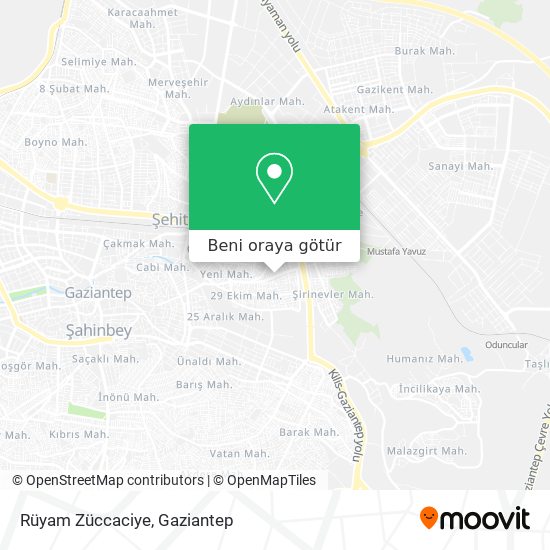 Rüyam Züccaciye harita