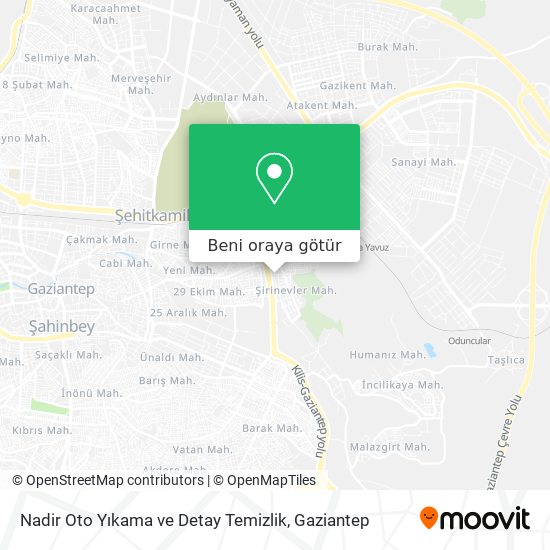 Nadir Oto Yıkama ve Detay Temizlik harita
