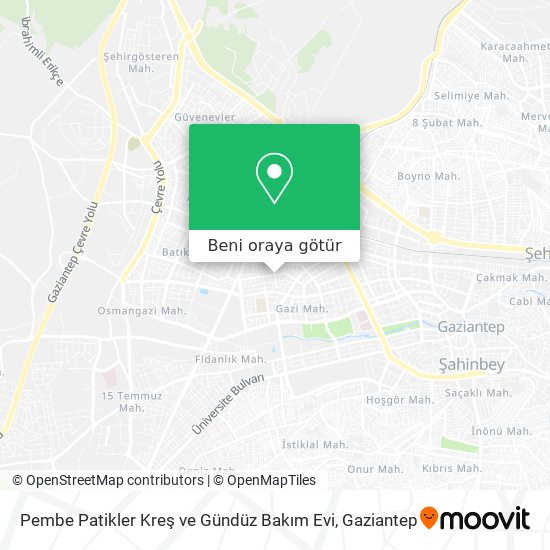 Pembe Patikler Kreş ve Gündüz Bakım Evi harita