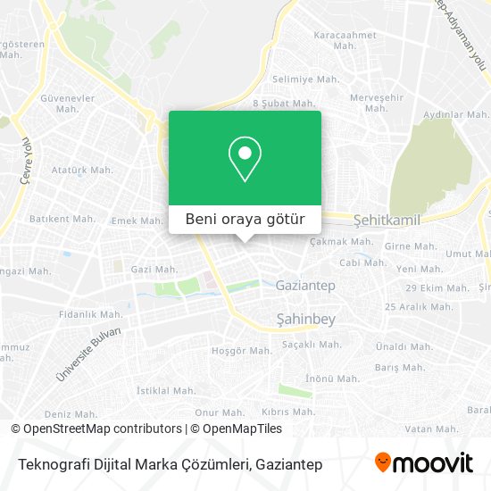 Teknografi Dijital Marka Çözümleri harita