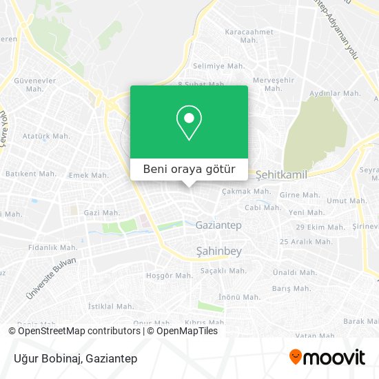Uğur Bobinaj harita