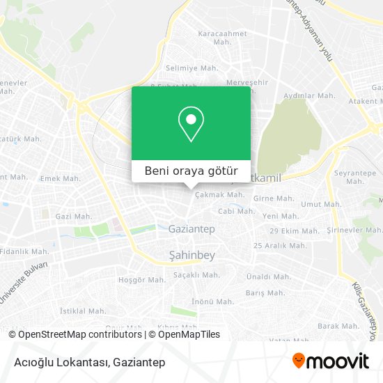 Acıoğlu Lokantası harita