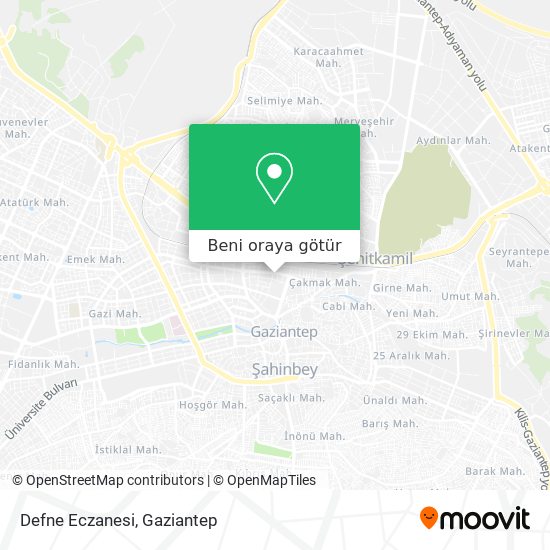 Defne Eczanesi harita