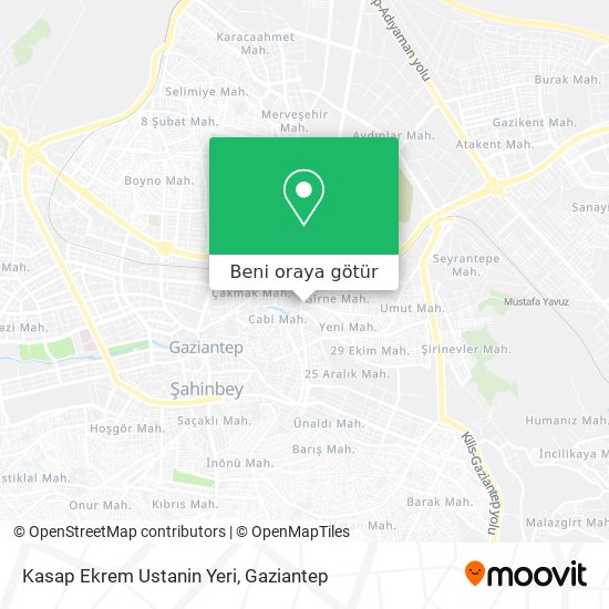 Kasap Ekrem Ustanin Yeri harita