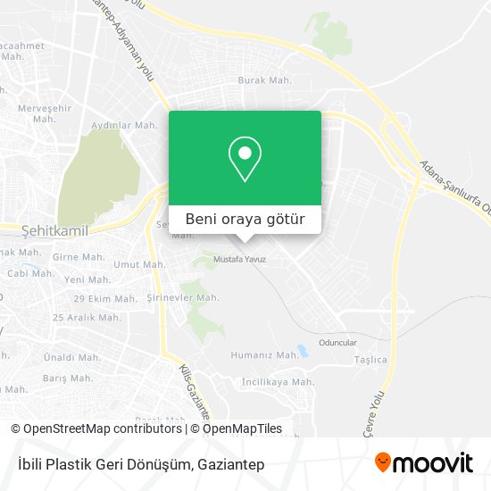 İbili Plastik Geri Dönüşüm harita