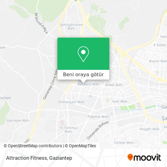 Attraction Fitness harita