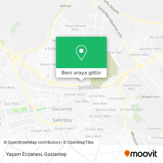 Yaşam Eczanesi harita