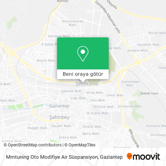 Mmtuning Oto Modifiye Air Süspansiyon harita