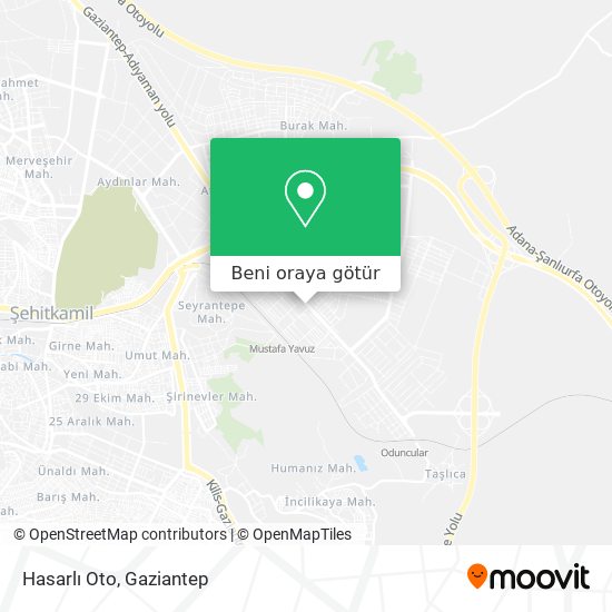 Hasarlı Oto harita