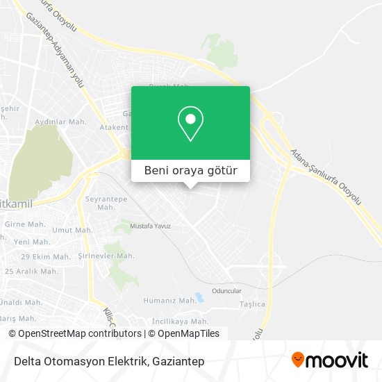Delta Otomasyon Elektrik harita
