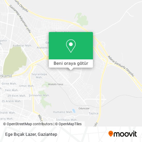 Ege Bıçak Lazer harita